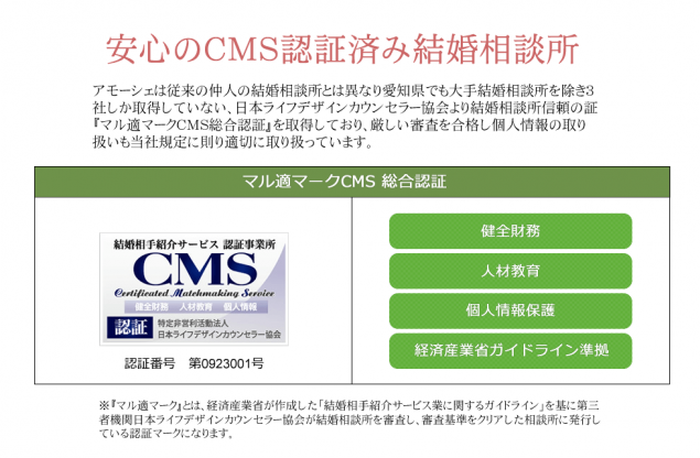 マル適マークＣＭＳ認証済み
