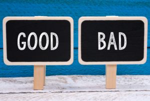 すべてに良い点と悪い点がある