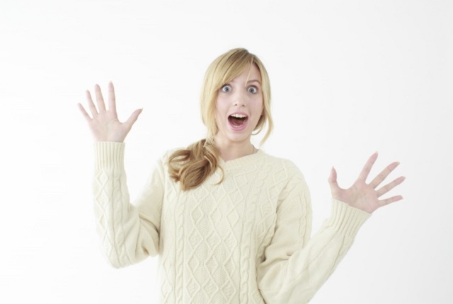 リアクションが大きい