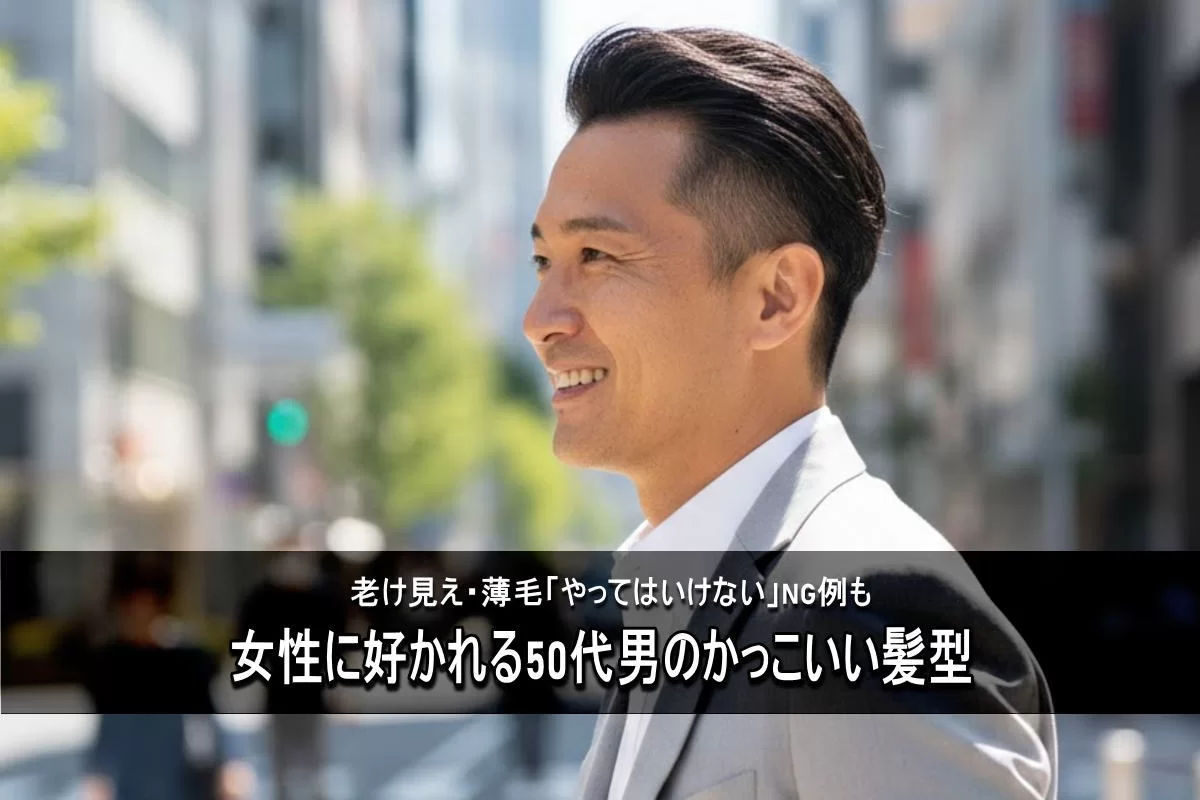 好かれる50代男のかっこいい髪型